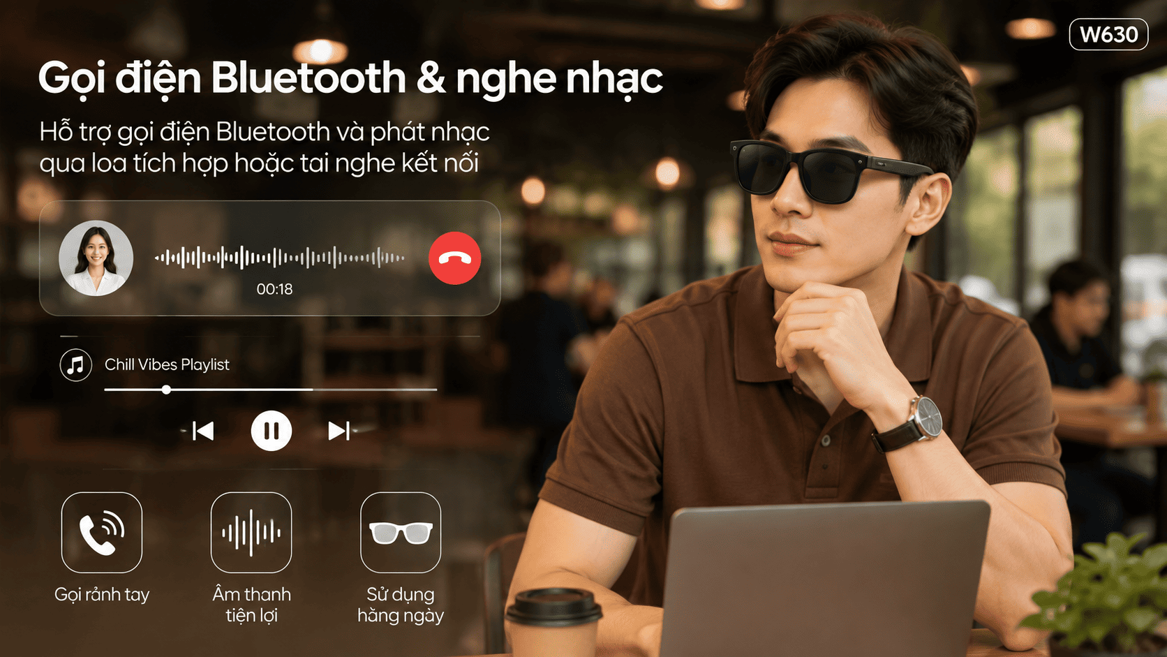 Kính dịch thuật AI Synteker W630