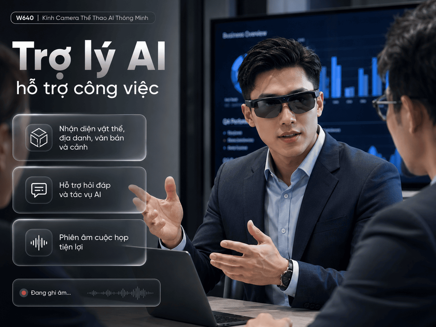 Kính camera thể thao AI Synteker W640