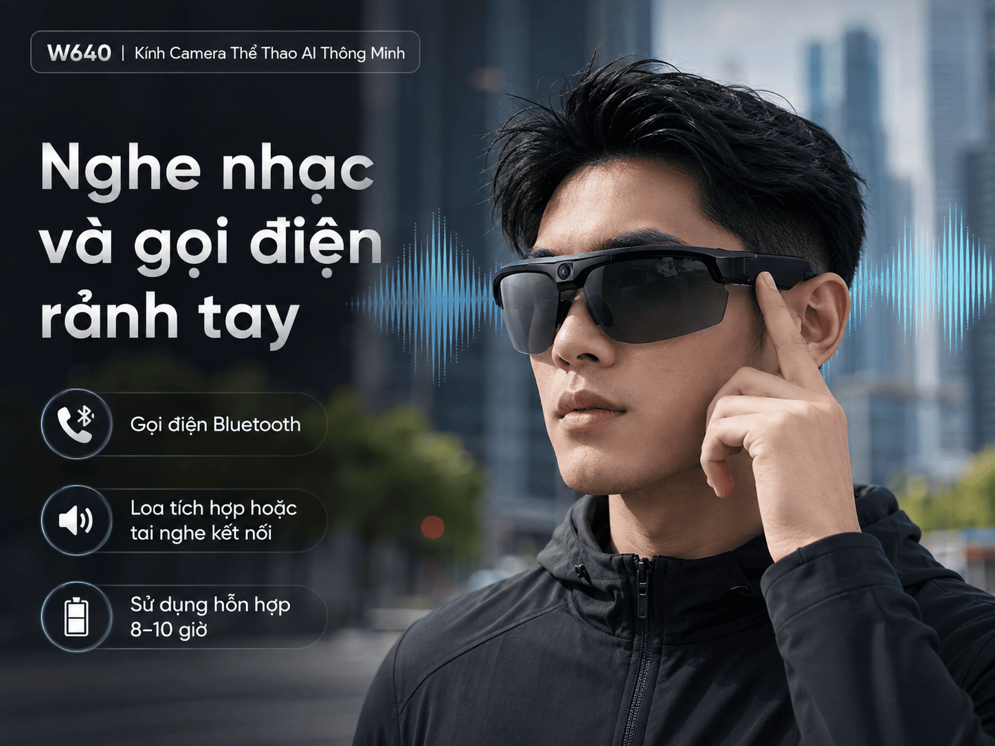 Kính camera thể thao AI Synteker W640